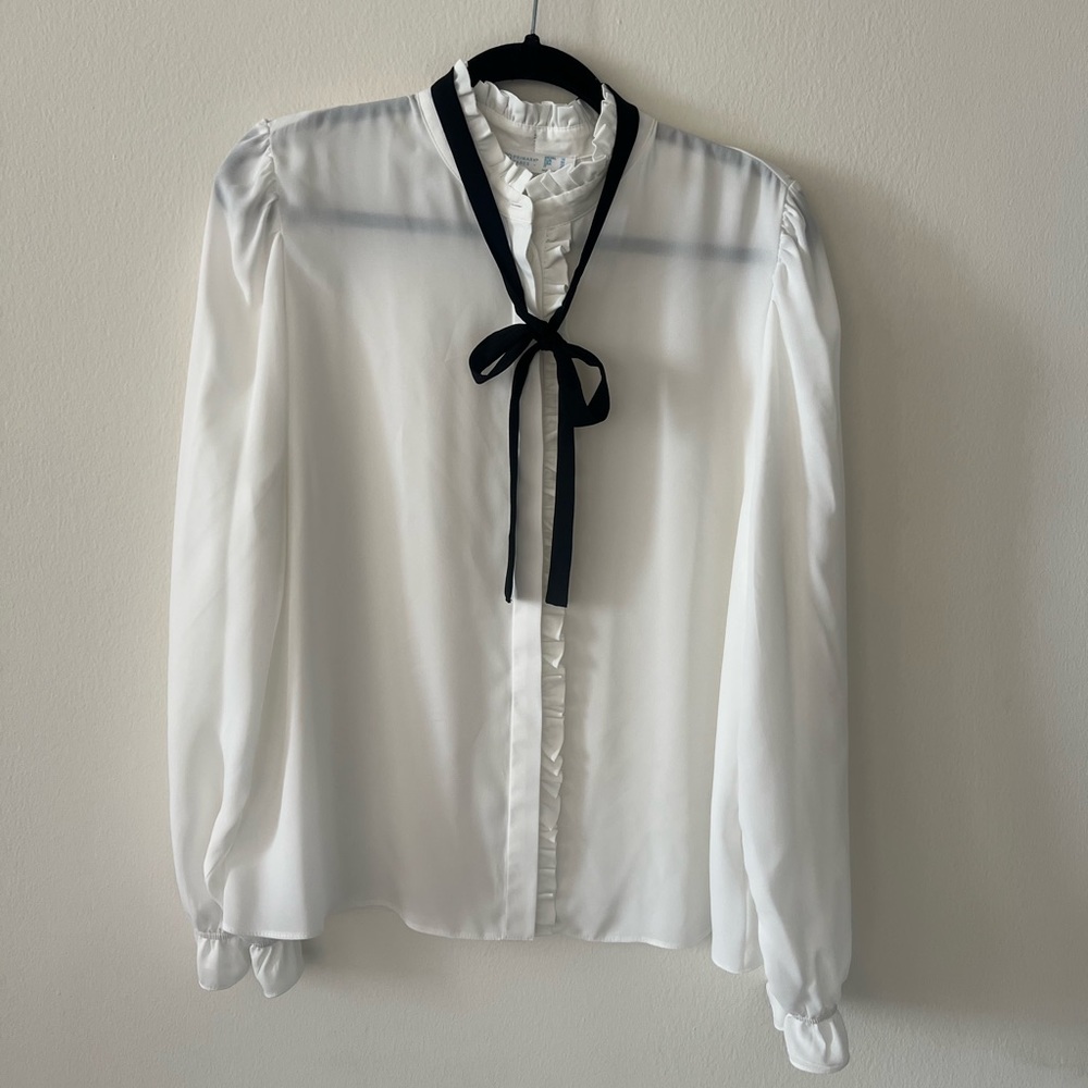 Tie Collar Blouse